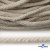 Шнур плетеный d-6 мм круглый, 70% хлопок 30% полиэстер, уп.90+/-1 м, цв.1077-лён - купить в Чебоксарах. Цена: 588 руб.