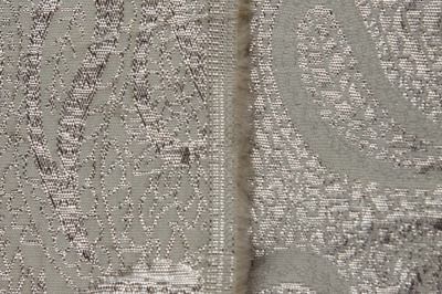 Ткань костюмная жаккард, 135 гр/м2, шир.150см, цвет белый№19 - купить в Чебоксарах. Цена 441.94 руб.