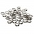 Люверсы, металлические/10мм/никель (упак.1000 шт) - купить в Чебоксарах. Цена: 637 руб.