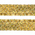 Тесьма с пайетками D16, шир. 35 мм/уп. 25+/-1 м, цвет золото - купить в Чебоксарах. Цена: 1 281.60 руб.