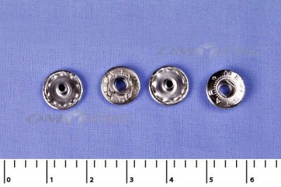 Кнопки металл Ф-12,5 (1440 +/-20 шт) "альфа" никель с рисунком - купить в Чебоксарах. Цена: 2 853.69 руб.
