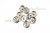Кнопки пришивные 30 мм никель - купить в Чебоксарах. Цена: 18.68 руб.