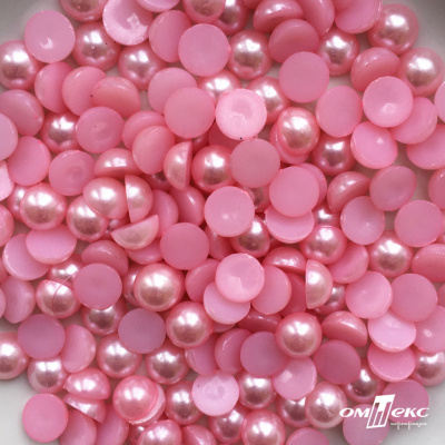 0404-5146В-Полубусины пластиковые круглые "ОмТекс", 10 мм, (уп.50гр=175+/-3шт), цв.101-св.розовый - купить в Чебоксарах. Цена: 64.11 руб.