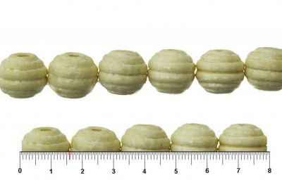 0309-Бусины деревянные "ОмТекс", 16 мм, упак.50+/-3шт, цв.035-белый - купить в Чебоксарах. Цена: 62.22 руб.