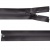 Молния водонепроницаемая PVC Т-7, 60 см, разъемная, цвет (301) т.серый - купить в Чебоксарах. Цена: 49.39 руб.
