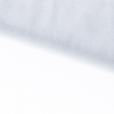Трикотажное полотно Тюль Кристалл, 100% полиэфир, 16-01/белый, 15гр/м2, шир.160см. - купить в Чебоксарах. Цена 129.70 руб.