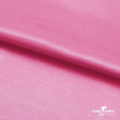 Поли креп-сатин 15-2215, 125 (+/-5) гр/м2, шир.150см, цвет розовый - купить в Чебоксарах. Цена 155.57 руб.