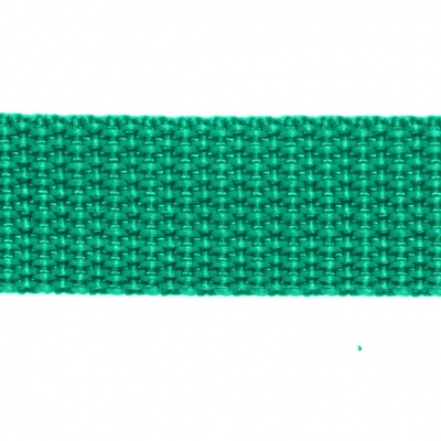 Стропа текстильная, шир. 25 мм (в нам. 50+/-1 ярд), цвет яр.зелёный - купить в Чебоксарах. Цена: 397.52 руб.