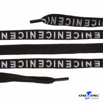 Шнурки #107-06, плоские 130 см, "СENICE" , цв.чёрный - купить в Чебоксарах. Цена: 23.03 руб.