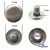 Кнопка металлическая "Альфа" с пружиной, 15 мм (уп. 720+/-20 шт), цвет никель - купить в Чебоксарах. Цена: 1 466.73 руб.