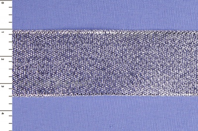 Лента парча MR-25, 25мм (33 м)  серебро - купить в Чебоксарах. Цена: 403.62 руб.