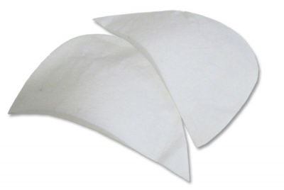 Плечевые накладки И-8 НЦ, составные, цвет белый - купить в Чебоксарах. Цена: 47.27 руб.
