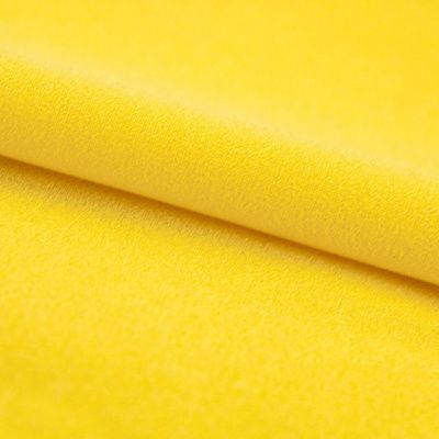 Креп стрейч Амузен 12-0752, 85 гр/м2, шир.150см, цвет жёлтый - купить в Чебоксарах. Цена 194.07 руб.