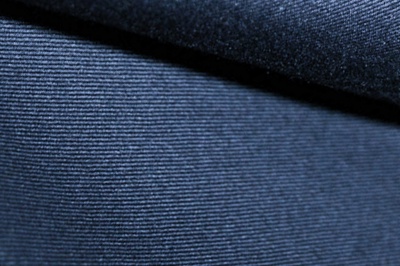 Ткань костюмная 8874/3, цвет темно-синий, 100% полиэфир - купить в Чебоксарах. Цена 433.60 руб.