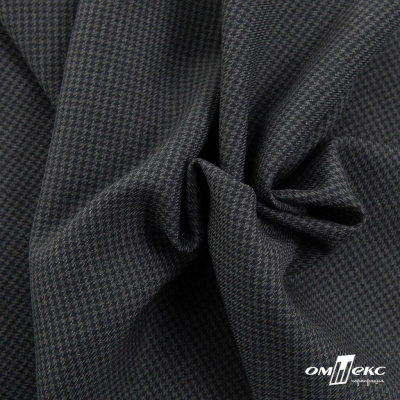 Ткань костюмная Пье-де-пуль 24013, 210 гр/м2, шир.150см, цвет т.серый - купить в Чебоксарах. Цена 334.18 руб.