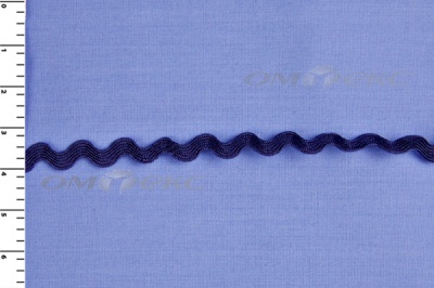 Тесьма плетеная "Вьюнчик"/т.синий - купить в Чебоксарах. Цена: 48.03 руб.
