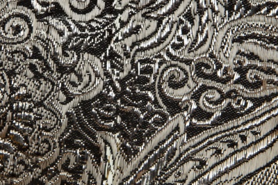 Ткань костюмная жаккард №11, 140 гр/м2, шир.150см, цвет тем.серебро - купить в Чебоксарах. Цена 383.29 руб.