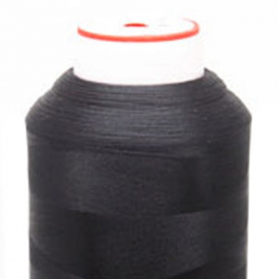 Нитки текстурированные некручёные, намот. 5 000 м, цвет чёрный - купить в Чебоксарах. Цена: 70.43 руб.
