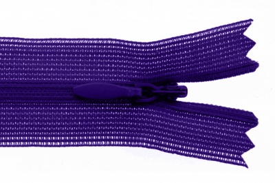 Молния потайная Т3 866, 20 см, капрон, цвет фиолетовый - купить в Чебоксарах. Цена: 5.27 руб.