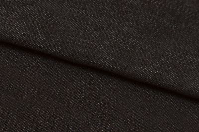 Ткань джинсовая №96, 160 гр/м2, шир.148см, цвет чёрный - купить в Чебоксарах. Цена 350.42 руб.
