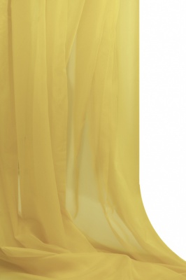 Портьерный капрон 12-0826, 47 гр/м2, шир.300см, цвет св.жёлтый - купить в Чебоксарах. Цена 137.27 руб.