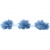 Тесьма плетеная "Рюш", упак. 9,14 м, цвет голубой - купить в Чебоксарах. Цена: 45.87 руб.