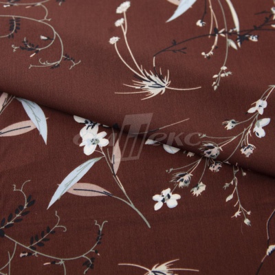 Плательная ткань "Фламенко" 2.2, 80 гр/м2, шир.150 см, принт растительный - купить в Чебоксарах. Цена 239.03 руб.