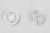 Кнопки пришивные пластиковые 11,5 мм, блистер 24шт, цв.-прозрачные - купить в Чебоксарах. Цена: 59.44 руб.