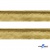 Кант атласный 136, шир. 12 мм (в упак. 65,8 м), цвет золото - купить в Чебоксарах. Цена: 433.08 руб.