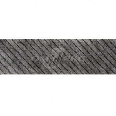 KQ217N -прок.лента нитепрошивная по косой 15мм графит 100м - купить в Чебоксарах. Цена: 2.27 руб.