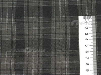 Ткань костюмная клетка 25235 2004, 185 гр/м2, шир.150см, цвет серый/бел - купить в Чебоксарах. Цена 