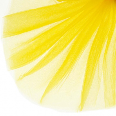 Фатин блестящий 16-70, 12 гр/м2, шир.300см, цвет жёлтый - купить в Чебоксарах. Цена 110.84 руб.
