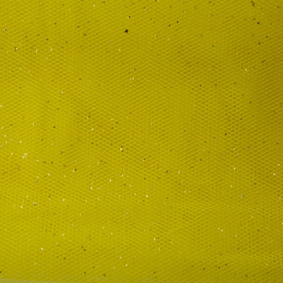 Сетка Глиттер, 24 г/м2, шир.145 см., желтый - купить в Чебоксарах. Цена 117.24 руб.